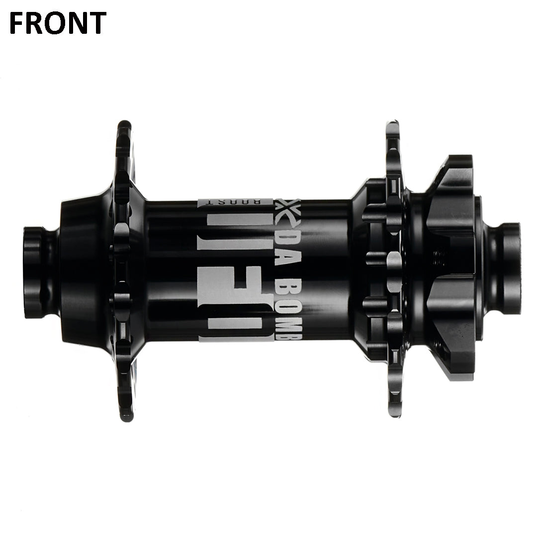 Da Bomb UFO 2.0 32h 15mm Boost Front Hub - Black