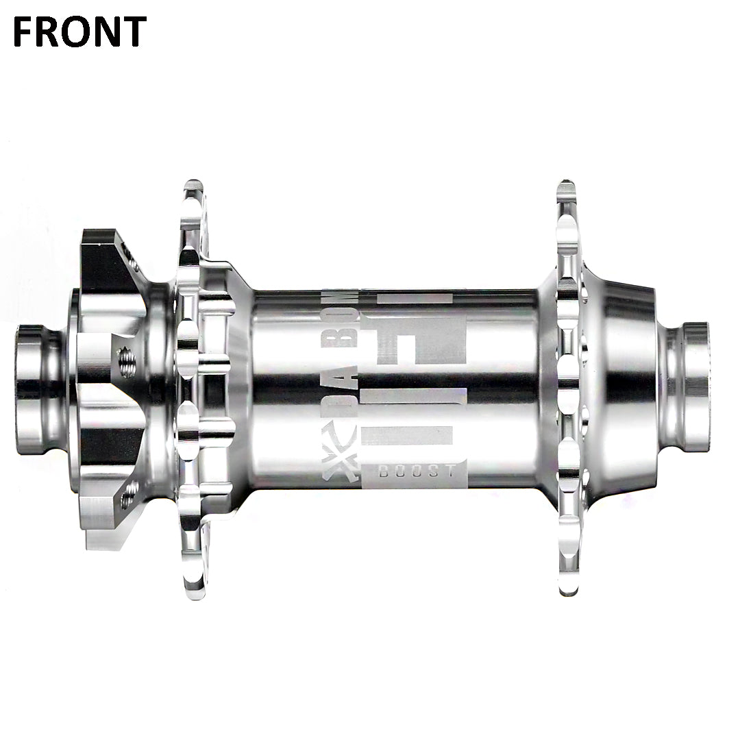 Da Bomb UFO 2.0 15mm Boost Front Hub - Silver