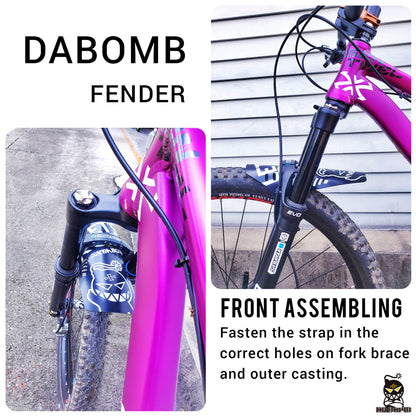 Da Bomb Bomb Fender F+R Enduro Mudguards 2 Pack