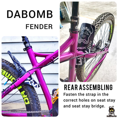 Da Bomb Bomb Fender F+R Enduro Mudguards 2 Pack