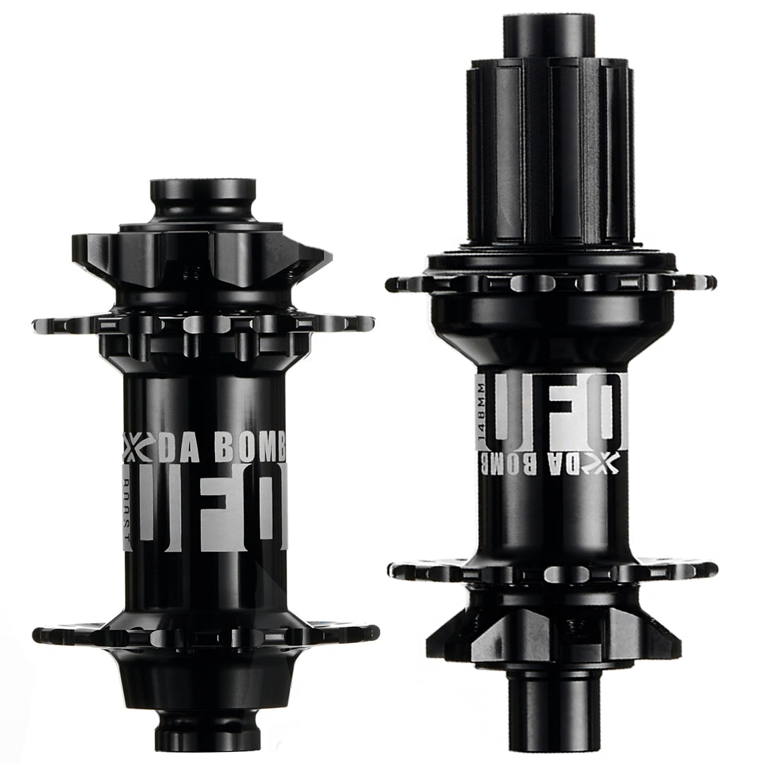 Da Bomb UFO 2.0 32h Boost Enduro MTB Hubset - Black
