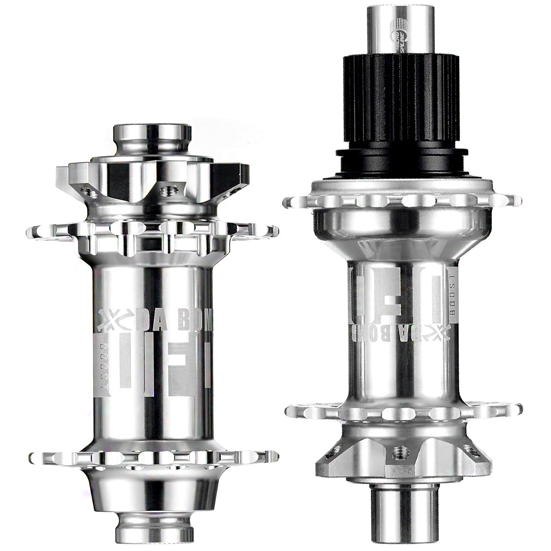 Da Bomb UFO 2.0 32h Boost Enduro MTB Hubset - Silver