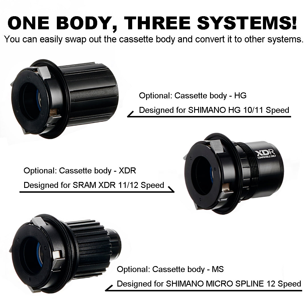 Da Bomb UFO 2.0 32h 148mm Boost Rear Hub - Black